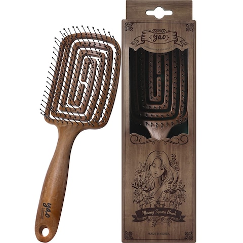 Yao Vented Wet Brush &ndash; Curly Scalp Hair Brush for Curly Thin Long Short Dry Wavy Wet Hair with Flexible Design for men, women, and kids