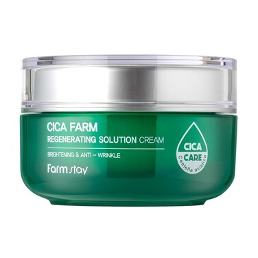 FARMSTAY Cica Farm Regenerating Solution Cream - Face Moisturizer - Moisturizer Face Cream Reduces Wrinkles - 1.69 oz