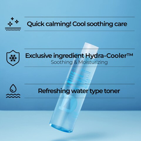 Dr. Different Hyaluron Cool Soothing Toner - Hydrating &amp; Cooling Facial Toner for Sensitive Skin with Hyaluronic Acid - Soothe and Moisturize Dry and Irritated Skin, 10.1 fl.oz.
