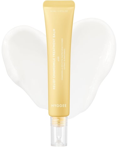 Relief Chamomile Treatment Balm - Intensive Hydrating and Spot Soothing Face Moisturizer - Chamomile Extract and Shea Butter - Hypoallergenic Vegan Face Cream, 1.01oz.