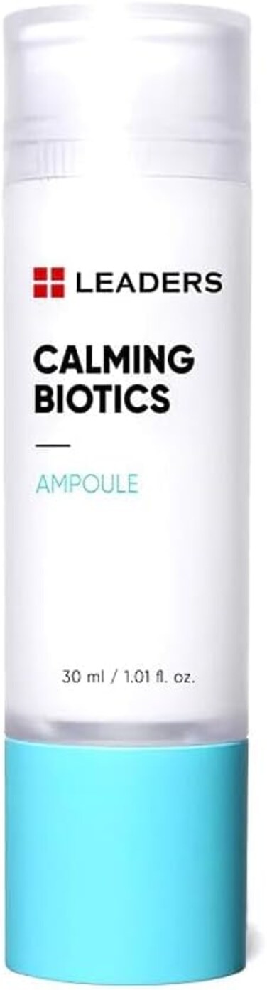 LEADERS Cosmetics Calming Biotics Ampoule - 30ml/1.01 Fl Oz Soothing and Deep Hydrating for Sensitive Skin Reinforces Skin Barrier