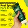 Real Spirulina Pore Perfect Mask 100g.clay mask,face masks skincare,bentonite clay,bentonite clay detox,korean skincare,green tea Refreshing Pore Mask Spirulina,pore mask