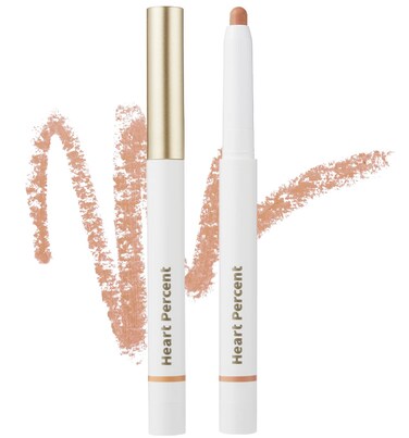 Heart Percent Dote On Mood Lip Pencil, Long-Lasting Creamy Lip Crayon Smooth Color Liner Retractable Lipstick Pencil 0.8g, #12. Caramel Beige