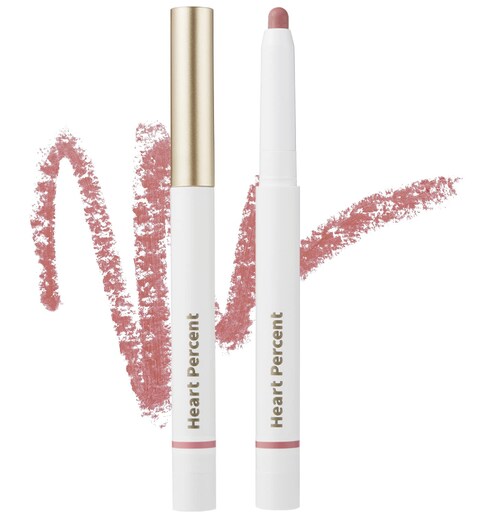 Heart Percent Dote On Mood Lip Pencil, Long-Lasting Creamy Lip Crayon Smooth Color Liner Retractable Lipstick Pencil 0.8g, #15.Mauve Lips