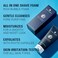 Blue Freedom Capsule Cleansing Foam - Exfoliating Face Scrub &amp; Gentle Face Cleanser for Men - Moisturizing Face Wash with Cica for Pore Tightening, Restoring Vitality, 5.07 fl.oz.