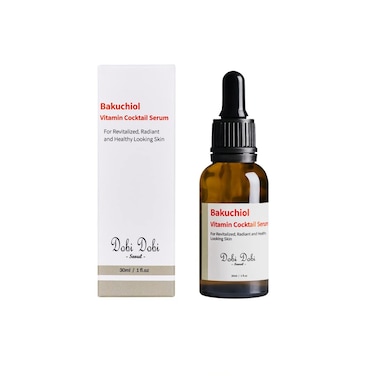 Dobi Dobi Seoul Bakuchiol Vitamin Cocktail Serum Essence Hydrating Serum for Face Korean skin care cosmetics, 1fl.oz 30ml