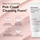 Pink Cloud Cleansing Foam - Hydrating Gentle Face Cleanser with Salicylic Acid and Calamine Powder for Blemish Care, Deep Cleansing Face Wash for Normal to Oily Skin, 5.07 fl.oz