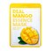 FARMSTAY Real Mango Essence Mask - Mango Extract Face Mask - With Plumping Hyaluronic Acid - Nourishes Skin, Stimulates Cell Regeneration - 0.78 oz