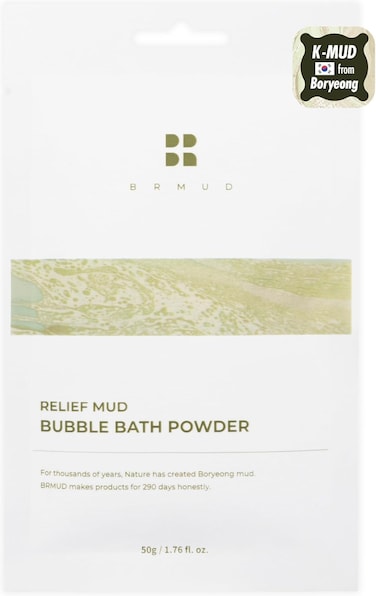 Relief Mud Bubble Bath Powder   Hypoallergenic Mud Powder Bubble Bath w/ 98% Nature-Derived Ingredients   Moisturizing &amp; Foaming Bubble Bath Oil Control for All Skin Types (Pack of 1, 1.76 oz)