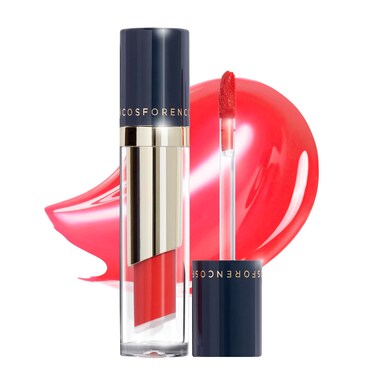 FORENCOS Tattoo Glass Lip Gloss Tint, Korean Glossy Tint/Stain, High Pigmentation, Glasting Shine, Long Lasting, Moisturizing, Lightweight, Non-Sticky Formula (05 ROMAN)