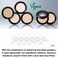 Blur Powder Pact 0.32oz - Pressed Powder Compact with Mirror and Puff Makeup Setting Finishing Blurring Natural Translucent Lightweight Face Sebum Oil Control Vegan Formula (1.5 COOL FAIR)