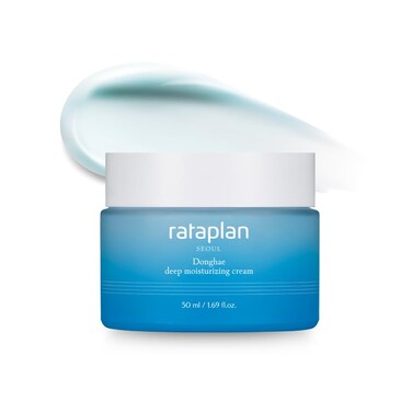 RATAPLAN Donghae Deep Moisturizing Cream, Deep Sea water, For Dry Skin, Ceramide, Hyaluronic Acid, Strengthen Skin Barrier, Korean Skincare 1.69 fl oz