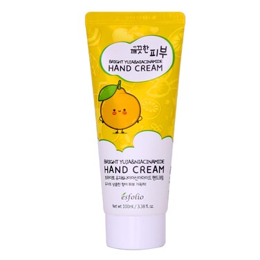 esfolio Yuja Vitamin C Hand Cream &ndash; Deep Hydration with Yuja Extract &ndash; Nourishing, Fast-Absorbing Hand Moisturizer for Dry, Rough Skin &ndash; Korean Skincare for Soft &amp; Smooth Hands (3.38oz/100ML)
