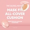 [*Mini Size*] TIRTIR All Cover Pink Cushion   Korean Cushion Foundation, (#23N Sand, 0.15 Fl Oz)
