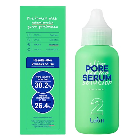 Lab.it_PORE SERUM_50ml Pore Minimizing &amp; Tightening, Dark Spot Corrector with Tannin &amp; Niacinamide, Firming &amp; Hydrating, Korean Skincare, Non-Comedogenic Formula, Dermacosmetics (50ml, 1.69 fl. oz.)