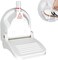 Foldable Shower Foot Rest with Suction Cup for Shaving Legs，Anti-Slip Shower Pedal with No Drilling Suction Cup for Pregnant Woman &amp; Back Pain Sufferers- Reduce Body Strain &amp; Bending Over