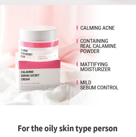 KSECRET Calamine Derma Secret Cream, 50ml / 1.69fl.oz.   Korean Skincare   for Acne &amp; Oily skin