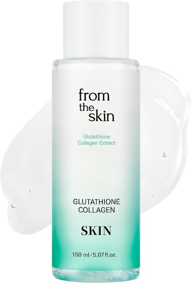 Glutathione Collagen Skin - Face Water Essence Toner, Evens Skin Tone, Refreshing, Nourishing, Fast-Absorbing for Smooth, Hydrated Sensitive Skin, 5.3 fl.oz.