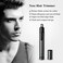 HURRISE Unisex Nose Hair Trimmer, 4-in-1, All-Around Clean Shave, Easy to Use, Portable Size