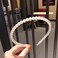 3pcs White Faux Pearl Hairbands Bridal Hair Hoop Wedding Hair Accessories Pearl Headbands for Women Girls