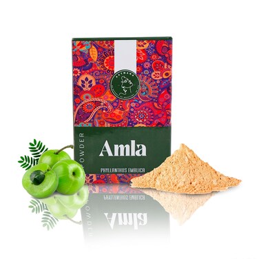 Amla Powder   Emblica Officinalis   Indian Gooseberry Powder   Hair Care   Strong &amp; Long Hairs   Hair Growth Powder   Size -100g