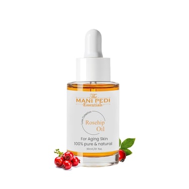 Rosehip Oil for Face. 100% Pure, Natural, Cold-Pressed &amp; Organic. Natural wealth of vitamins that help nourish &amp; hydrate your skin - 1 Fl Oz