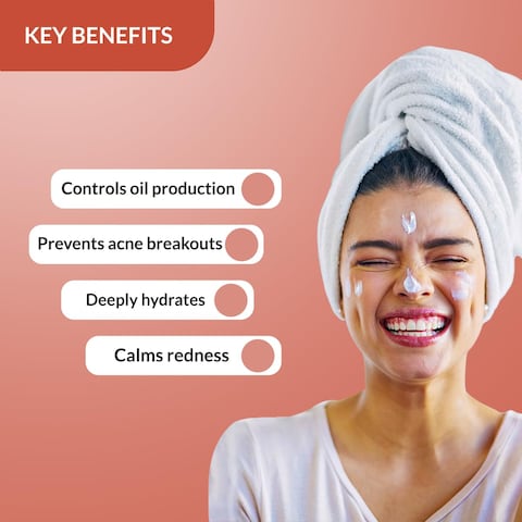 FIXDERMA Durave Acne Control &amp; Oil Free Moisturizer for Face with Glycolic Acid   Niacinamide Moisturizer   Acnemoist Moisturiser   Moisturizer for Oily Skin   Face Moisturizer for Women &amp; Men - 50gm