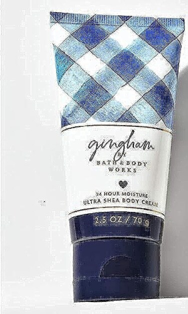Bath &amp; Body Work GINGHAM Ultra Shea Body Cream, 2.5 oz / 70 g