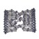 LOVEF Easy Combs Stretchable Double Combs - exquisite Pearl beaded Magic hairpin comb Hair Accessories for women (Grey)