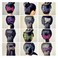LOVEF Easy Combs Double Stretching Combs, Thick and Thin Hair, New Hair Accessory for Popular Hairstyles in Round Beads (White)