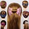 Lovef 1pcs Multifunction Beaded Magic Hair Accessory with Elastic Double Easy Clips and Insert Hair Jewelry (Coffee-B)