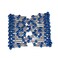 LOVEF Crystal Bow Elastic Double Combs with Plastic Flowers Hair Clips, Hair Holder/Easy Comb 4pcs