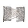 LOVEF Fashion Trend Easy Stretchable Double Combs Magic Hair Combs- Black and White