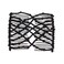 LOVEF Fashion Trend Easy Stretchable Double Combs Magic Hair Combs- Black and White
