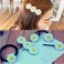 LOVEF 18 Pcs All-match Boutique Pastoral Little Daisy Flower Hair Accessories Hair Clips Bobby Pins Barrettes Elastic Hair rope Band Ties headdress hair beauty tool