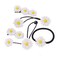 LOVEF 18 Pcs All-match Boutique Pastoral Little Daisy Flower Hair Accessories Hair Clips Bobby Pins Barrettes Elastic Hair rope Band Ties headdress hair beauty tool