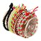 LOVEF 20 Pcs Fashion Braided Super Stretch Hair ties/Elastic Hair Bands Women Hair Accessories
