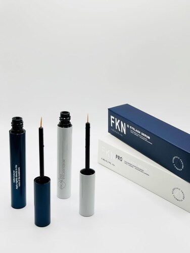 FKN Rapid Growth Eyelash Serum - Day and Night Combo   Quick Result in 10 days to 4 Weeks - Perfect Christmas, Birthday, Special Holiday Gift   Creates Appearance of Longer &amp; Darker Eyelashes 2 Packs