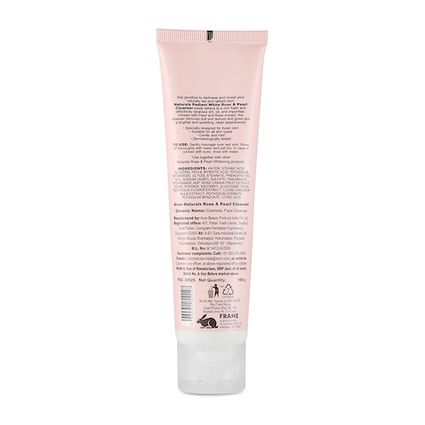 Naturals Rose &amp; Pearl Cleanser, 100g