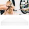 Hair Extension Hanger, Extensions Holder Braiding Rack for Hair Hair Strands Holder Durable and Lightweight for Girls for Home for Barber(White, Large)