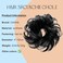 CAISHA Small Scrunchy Updo Hairpiece Ponytail Extensions Hair Tie Black G1C