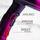 Hair Dryer Professional Blow Dryer Negative Ions 3500W Powerful Fast Drying Low Noise Long Cord Quick Dryer with Nozzle and Diffuser Hair Blow Dryer with 2 Speed and 3 Heat Settings Purple-6