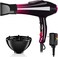 Hair Dryer Professional Blow Dryer Negative Ions 3500W Powerful Fast Drying Low Noise Long Cord Quick Dryer with Nozzle and Diffuser Hair Blow Dryer with 2 Speed and 3 Heat Settings Purple-6