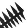 Hair Comb, Wide Tooth Comb Double Sided Comb for Hair for Hair Styling for Men(black)