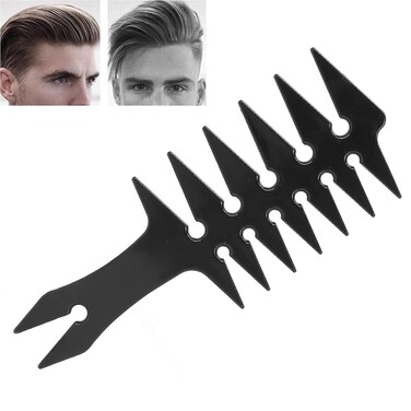 Hair Comb, Wide Tooth Comb Double Sided Comb for Hair for Hair Styling for Men(black)