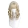 Short Blonde Wavy Wig with Bangs for Women Girl Sweet Lolita Wigs Synthetic Curly Wigs for Daily Party Use