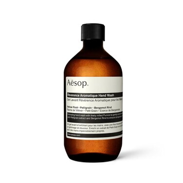 Aesop Reverence Aromatique Hand Wash Refill   Cleanse and Exfoliate the Hands   With Botanical Extracts And Finely Milled Pumice   16.9 oz