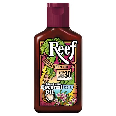 Reef Dark Sun Tan Oil Coconut 125ml (SPF30+)