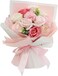 Artificial Soap Flower Bath Soap Rose Flower Scented Soap Bouquet for Mother Valentine's Day Party Wedding Decoration - Pink