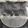 CHEEON 13x4 Transparent Lace Frontal Closure 12 inches Brazilian Straight Human Hair Frontal 150% Density Brazilian Virgin Straight Hair Frontal Closures Natural Black Color